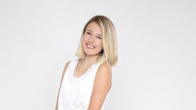 Kellie-Anne Poirier is representing the UAE on The Voice Kids in Canada. Courtesy Kellie-Anne Poirier