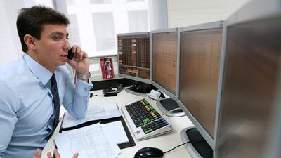 Marwan Shurrab, fund manager with Vision Investments and Holdings, says the insurance sector has always underperformed the market. Duncan Chard for the National