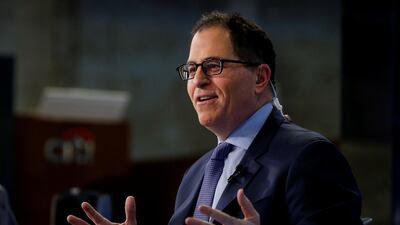 Dell CEO Michael Dell speaks during an interview with CNBC on the floor of the New York Stock Exchange on July 2, 2018. The company is considering an IPO for the second time this year. Reuters