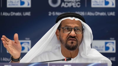 Chairman of Adipec, Abdulmunim Al Kindy, said Adnoc, where he sits on the board of directors, invested heavily in backup facilities. Ryan Lim / The National