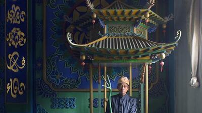 An image from Peter Sanders' upcoming photographic exhibition at the Sharjah Museum of Islamic Civilisation from March 16 - June 11. The collection of 50 works is titled 'Moments in the Lives of Muslims in China – Through the Lens of Peter Sanders'. Courtesy: Peter Sanders / Sharjah Museum of Islamic Civilization.