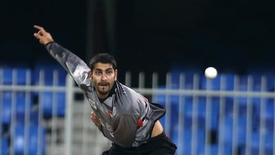 Ahmed Raza, the left-arm spinner who is the heir to Khurram’s captaincy, was born in Sharjah, has lived all his life in the UAE and has played all his cricket for the UAE, too. Pawan Singh / The National