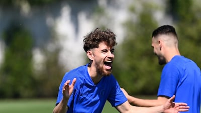 Jorginho prepares for his Wembley date. Getty