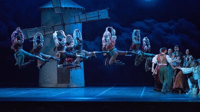 Spain’s Compañía Nacional de Danza will put on a performance of Don Quixote at Emirates Palace as part of Abu Dhabi Festival. Courtesy Abu Dhabi Festival