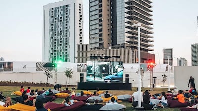 The park will host outdoor films and TV showings. Reem Central Park / Instagram