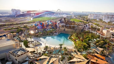 Ferrari World Abu Dhabi, Yas Waterworld or Warner Bros can all be experienced on a visit to Yas Island. Photo: Yas Island