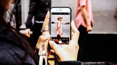 Angela Ahrendts, Apple's Senior Vice President of Retail, discusses updates at Apple Stores before a new product announcement at the Steve Jobs Theater on the new Apple campus in Cupertino, California. Marcio Jose Sanchez / AP Photo