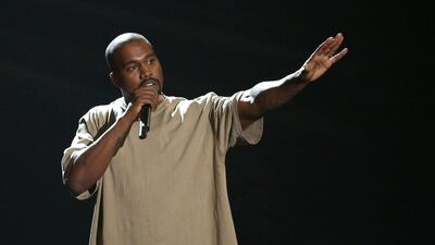 Kanye West tweeted notables asking for funding for his big projects. Matt Sayles / Invision / AP