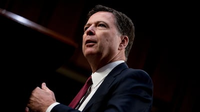 Former FBI director James Comey has been an outspoken critic of what he says are the president's efforts to use the justice system as a tool for political gain. AP