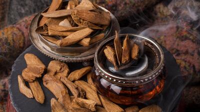 Incense chips Alamy Stock Photo