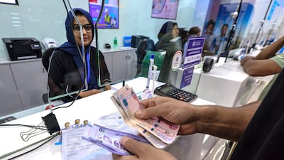 Lulu Exchange at Madinat Zayed Shopping Centre. Victor Besa / The National
