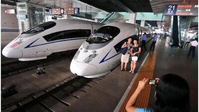 China has built and is building super-fast trains and has laid the tracks to carry them.