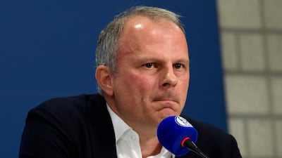 Schalke's sports director Jochen Schneider was also sacked. AFP