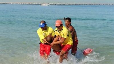 An evacuation drill at Mamzar Park saw the beach park cleared less than 30 minutes after the drill began.