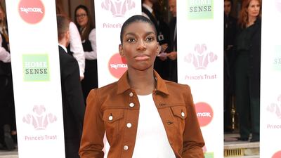 Actress Michaela Coel arrives at The Prince's Trust Awards held at the London Palladium on March 11, 2020. Getty Images