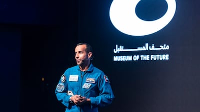 Maj Mansouri joked that he was a little envious of the mode of transport Dr Al Neyadi will enjoy on his journey to the International Space Station.