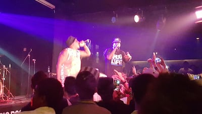 The Outlawz at The Music Room, Dubai. Saeed Saeed / The National