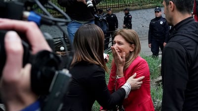 At least eight pupils and a school security guard were shot dead in Belgrade. AFP