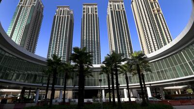 Marina Square high-end apartments: 1BR - Dh105,000 average rental rate, up 5% year-on-year. 2BR - Dh148,000 average rental rate, up 5.7% year-on-year. 3BR - Dh185,000 average rental rate, up 5.7% year-on-year. Ravindranath K / The National