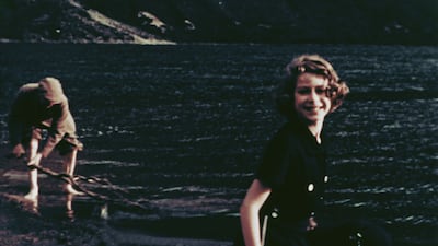 Princess Elizabeth and Princess Margaret at Balmoral in 1938.