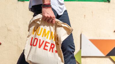 A tote bag by Beirut, Je T'aime. Photo: Dubai Design Week