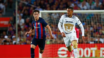 Gavi 8 - Booked – as usual. He’s a bull in a China shop and that’s part of the attraction of the 18 year old who had a superb breakthrough season last term. AP Photo