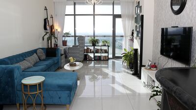 A view of the living and dining room