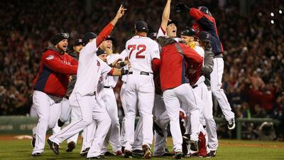 The Boston Red Sox have won eight World Series titles in team history. Rob Carr / Getty Images / AFP