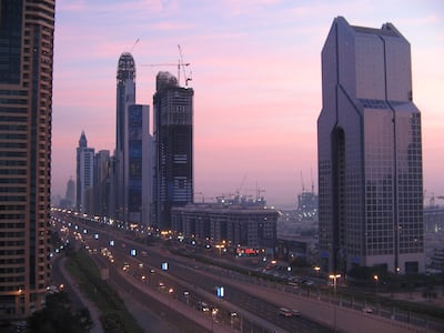 View from my balcony early morning in the mid 2000s. Daniel Bardsley/ The National