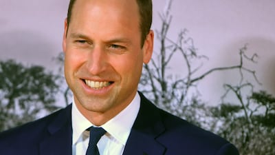 Britain's Prince William at the Tusk Conservation Awards in London on Monday. EPA