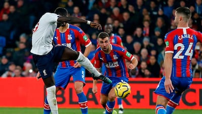 Liverpool's Sadio Mane scored the equaliser in a 2-1 victory over Crystal Palace. AFP