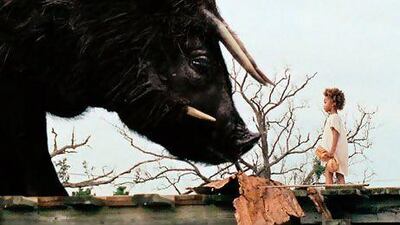 Quvenzhané Wallis stars as Hushpuppy, a girl who fears that her fantasy mammoth-like monsters will run rampant when the polar ice caps melt. Reuters