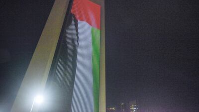 Abu Dhabi, United Arab Emirates - The presentation was showcased in honour of the 46th National Day at Abu Dhabi National Oil Company Saturday December 2, 2017. (Khushnum Bhandari/ The National)