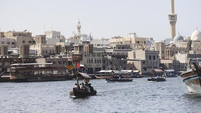 For many people Deira and the creek, with its dhow moorings, abra water taxis, and souks is the very essence of the old city. Sarah Dea / The National