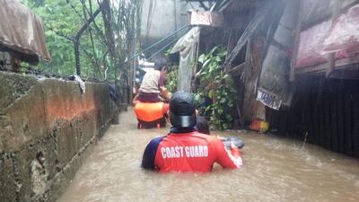 Siargao island sustained winds of 185 kilometres per hour. Photo: EPA