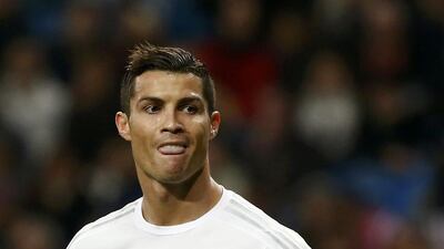 Cristiano Ronaldo and Real Madrid are third in the Primera Liga following the holiday break. Juan Medina / Reuters