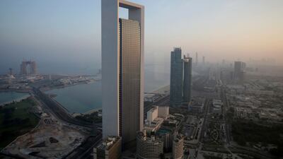 Adnoc headquarters in Abu Dhabi. Adnoc and Occidental of the US are partners in carbon capture. AP