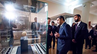 The newly-named Sheikh Zayed bin Sultan Al Nahyan Gallery shows visitors the history of agricultural development between 10,000 and 800 BCE, as it began in the Middle East and spread to Europe.