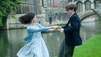 Felicity Jones and Eddie Redmayne in Theory of Everything. Courtesy Universal Pictures International