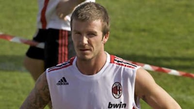 David Beckham, training with his new AC Milan teammates in Dubai, may soon be joined by more new recruits if the club are successful in their pursuit of transfer targets in January.