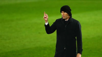 Real Madrid manager Zinedine Zidane. Reuters