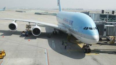 Etihad Airways' new deal with Korean Air puts the Abu Dhabi carrier's codeshare agreements to 46 so far. Lee Sang-hak / Yonhap / Reuters