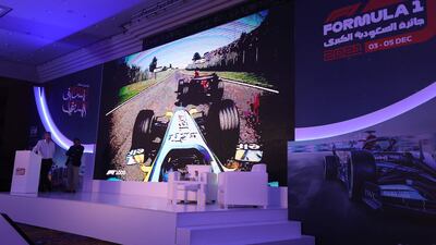 A video broadcast during a tour of the Jeddah Street Circuit in the Red Sea port city, which will host Saudi Arabian Grand Prix.