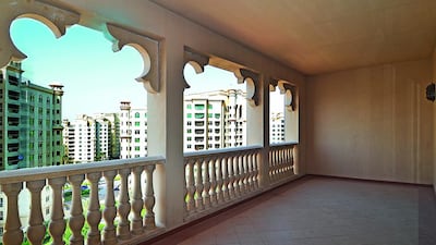 A three-bedroom apartment on The Palm, Jumeirah has come onto the market. Courtesy of Better Homes