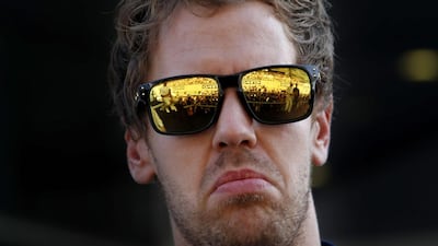 Danke Seb! Quadruple world champion Sebastian Vettel is driving his last race for Red Bull. AFP PHOTO / TOM GANDOLFINI