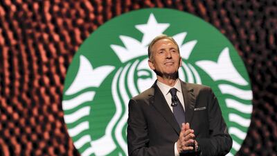 Howard Schultz will rejoin the board and handle day-to-day management in addition to helping with the search for a new leader. AFP