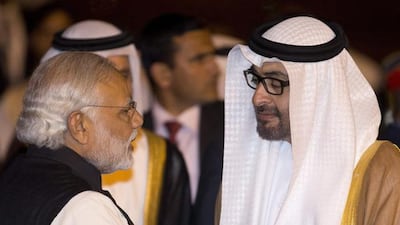 A reader looks forward to Sheikh Mohammed’s visit to India. Saurabh Das / AP Photo