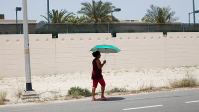 Temperatures soar to 49C in parts of the UAE. Anna Nielsen for The National.
