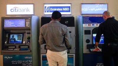 Once a bank is informed of a final salary payment, they are likely to freeze an account, especially where there are outstanding liabilities. Photo: Sarah Dea / The National