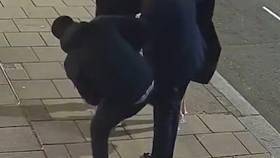 Met Police footage of an attempted watch robbery in London. Photo: London Met Police
